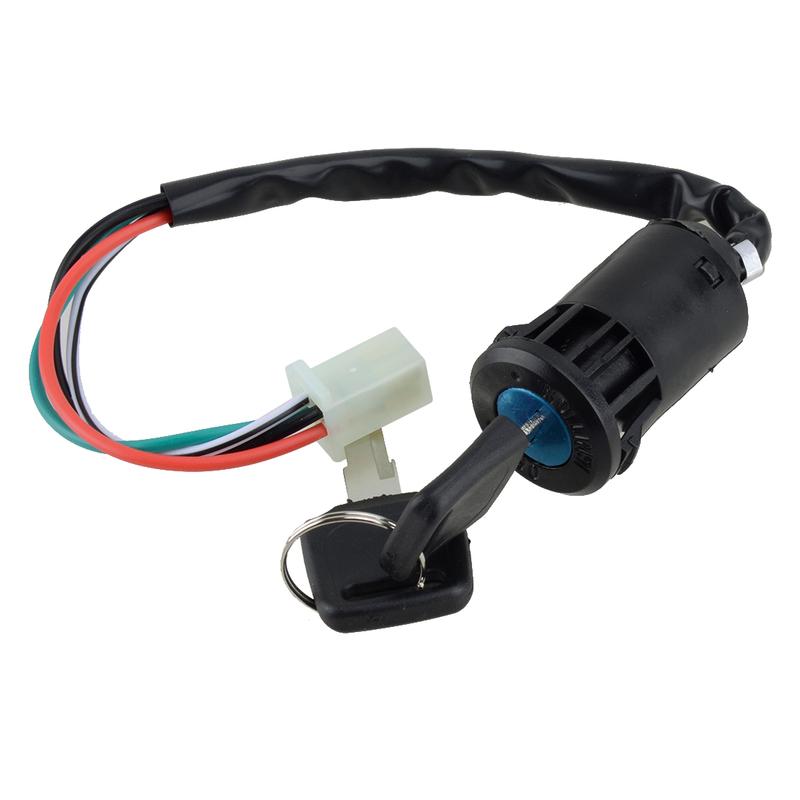Motorcycle 4 Wire Ignition Switch Key Universal For 50cc 70cc 90cc 110cc 150cc 250cc Dirt Bike Pocket Bike ATV