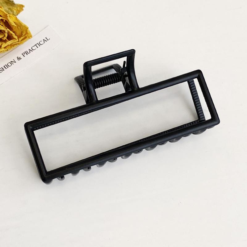 

Hair clip, headgear, black metal hairpin, back of head, autumn and winter hairpin, hair clip, large Internet celebrity shark clip.