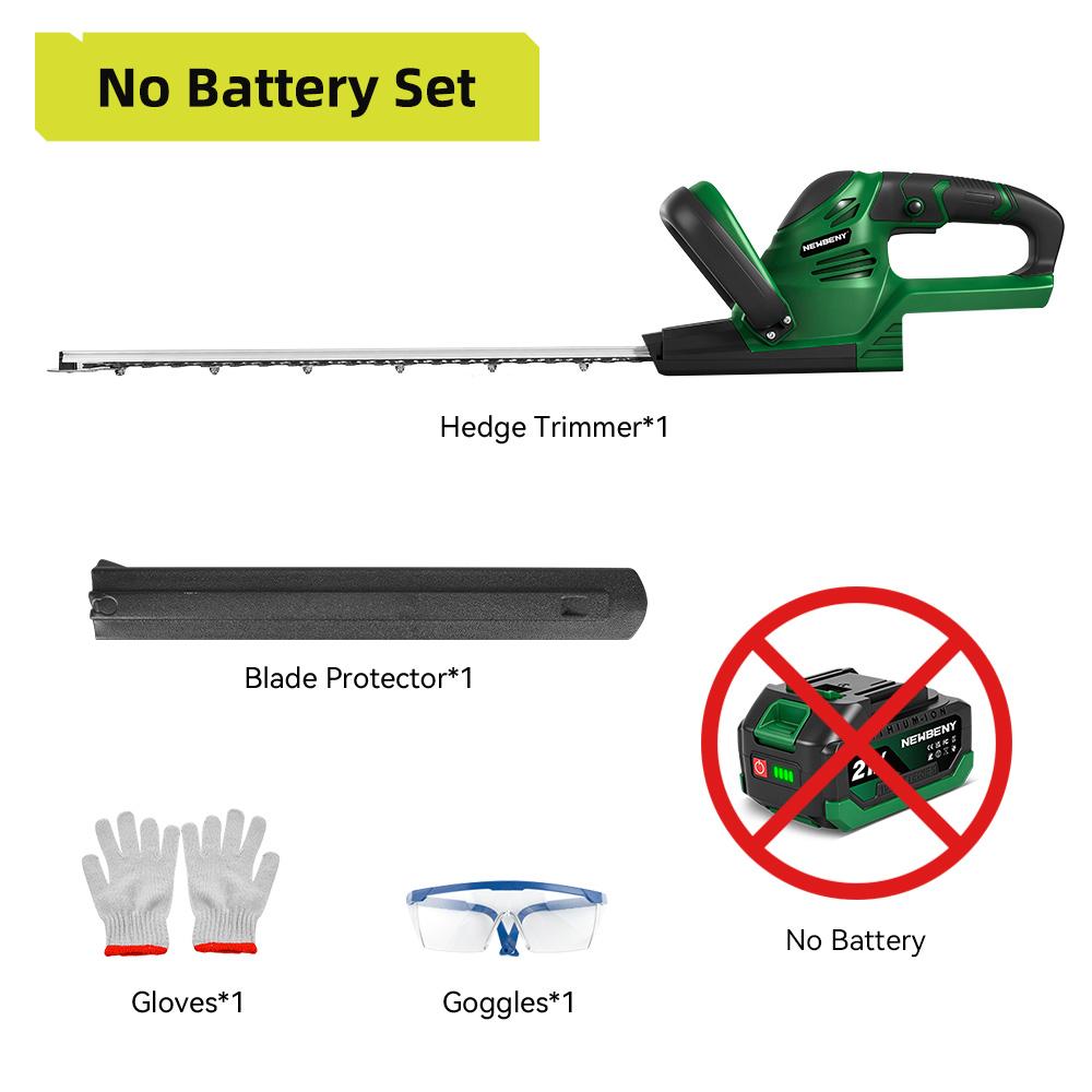 Newbeny 2000W 15000RPM Electric Hedge Trimmer Cordless Trimmer Pruning Saw Lawn Mower Garden Tools For Makita 21V Battery Pin