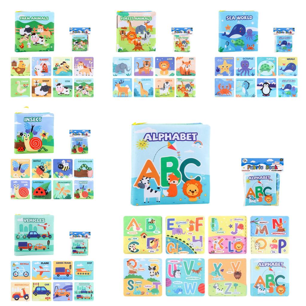 Farm Educational Animal Theme Tearresistant Infant Early Learning Cloth Book