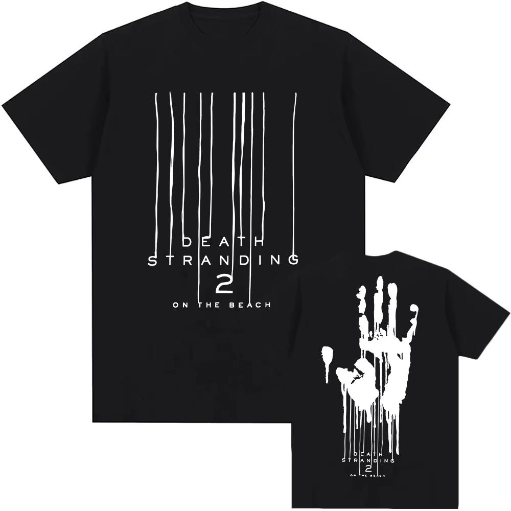 Unisex Women Clothing Game DEATH STRANDING 2 on The Beach Tshirt Oneck Summer Short Sleeve Unisex Tshirts Graphic Print Top Unisex XL