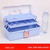 Large Capacity 3-Layer Transparent Art Tool & Pencil Storage Box