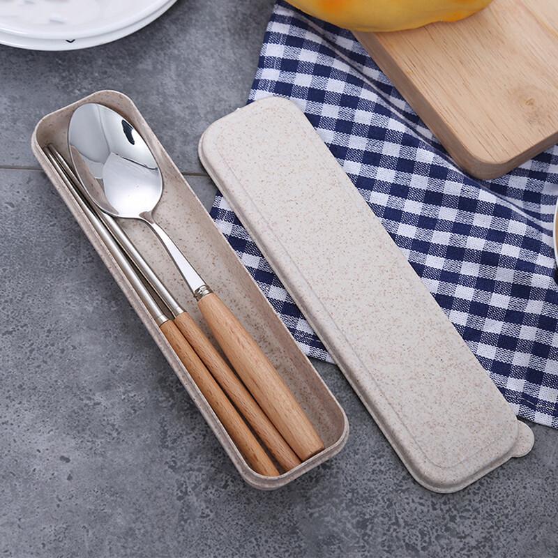 Abay Stainless Steel Chopsticks and Spoon Set