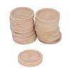 50pcs Round Wood Pendant Trays Wood Unfinished Surface Pendant Base Tray 30mm Jewelry Making Supplies Photo Jewelry