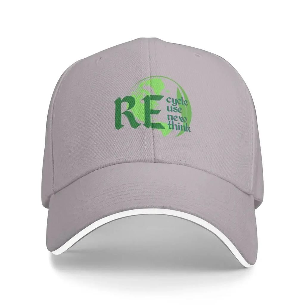 Recycle Reuse Renew Rethink Baseball Cap Military Cap Man Luxury Cap Anime Wild Ball Hat Hats For Men Women's