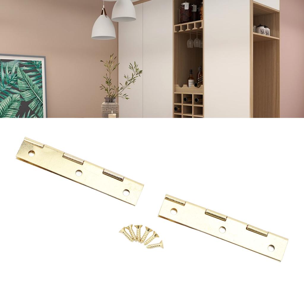 50 Pcs Door Hinge 58x19mm Vintage Hvy Duty Iron Folding Butt Hinge for Sewing NaMachine Table Cabinet