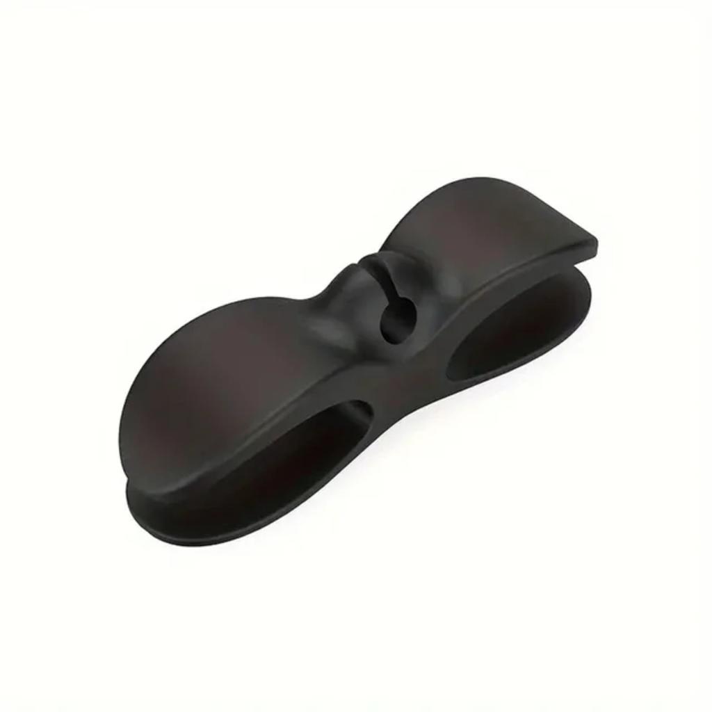 Power Cord Fixing Clip, Kitchen Wall Mounted Plug Cable Fixing Device, Charger Cable , Sorting and Winding Device
