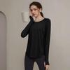 WEZHO Women's Loose-fit Quick-Dry Long-Sleeve Sports T-Shirt