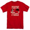 26 Looney Tunes Persistence T Shirt Mens Licensed Cartoon Coyote Road Runner Red Unisex T-Shirt
