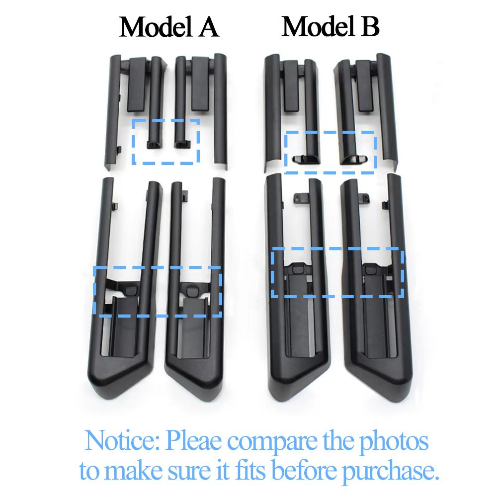 LHD RHD Black Car Seat Sliding Track Rail Trim Cover For BMW 5 5GT 7 Series F01 F02 F07 F10 F18 LCI 52107340335,52109175063