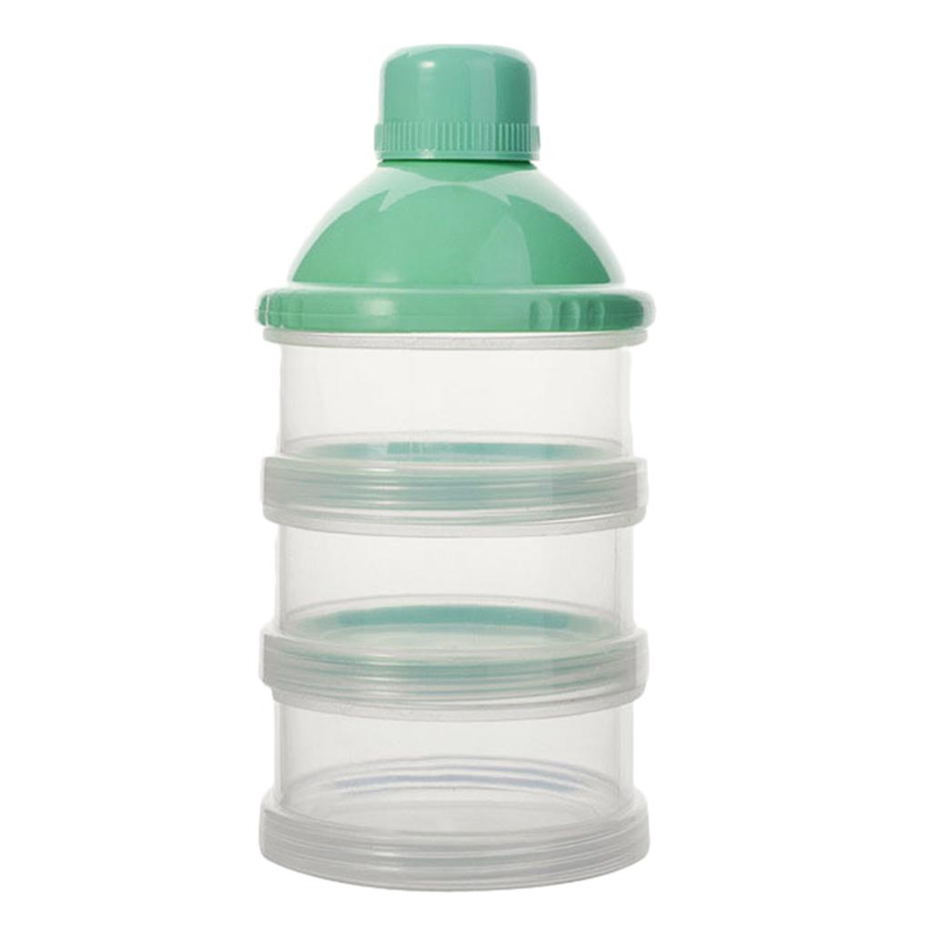 Multi Layers Baby Milk Powder Case Box Infant Formula Dispenser Feeding Storage Container Detachable Organizer 14.5x7cm