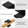 Hockey Stick Rack 2 Pieces Horizontal Gear Hanger Hockey Stick Display Holder with Anti-Scratch Pad for Room Garage Sports