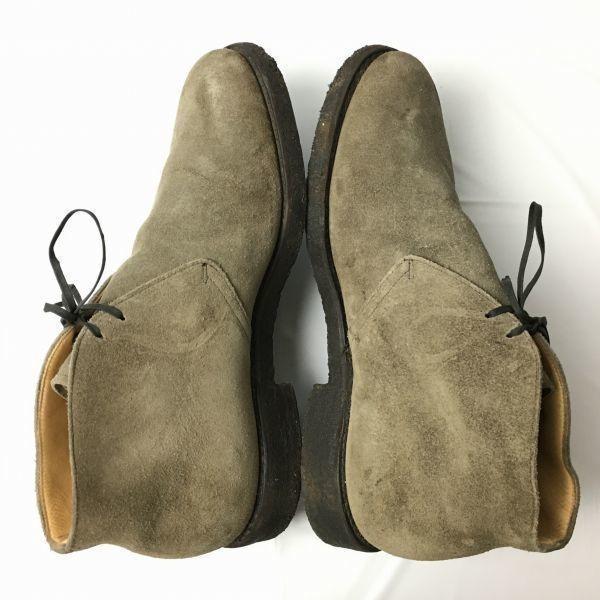 Vintage! Church’s Suede Boots Size 26.527.0 Brown Crepe Sole Vintage Men’s(USED)