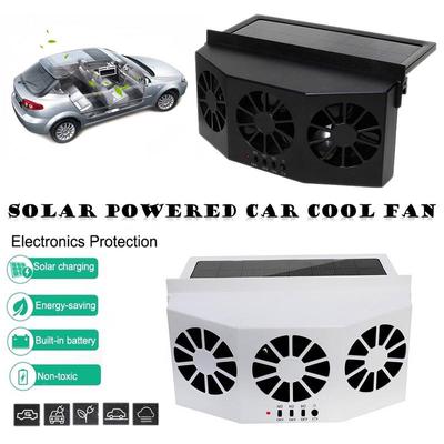 Solarbetriebener Autoventilator, 2,4 V, Autofenster-Entlüftungslüfter, energiesparender Luftreiniger, Autoventilator, Sommerzubehör