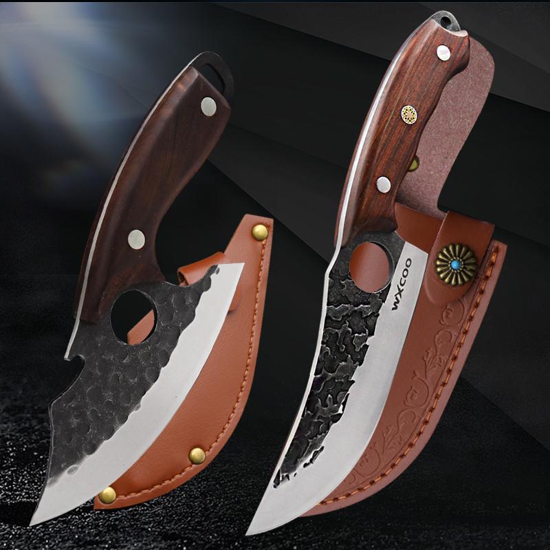 Hand Forged Boning Knife Thickened Stainless Steel for Butcher Knife Household Kitchen Knife Meat Cleaver Cooking Tools