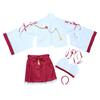 Clearstone Halloween Cosplay Costume - Women's Haori Shrine Maiden Costume (Red)