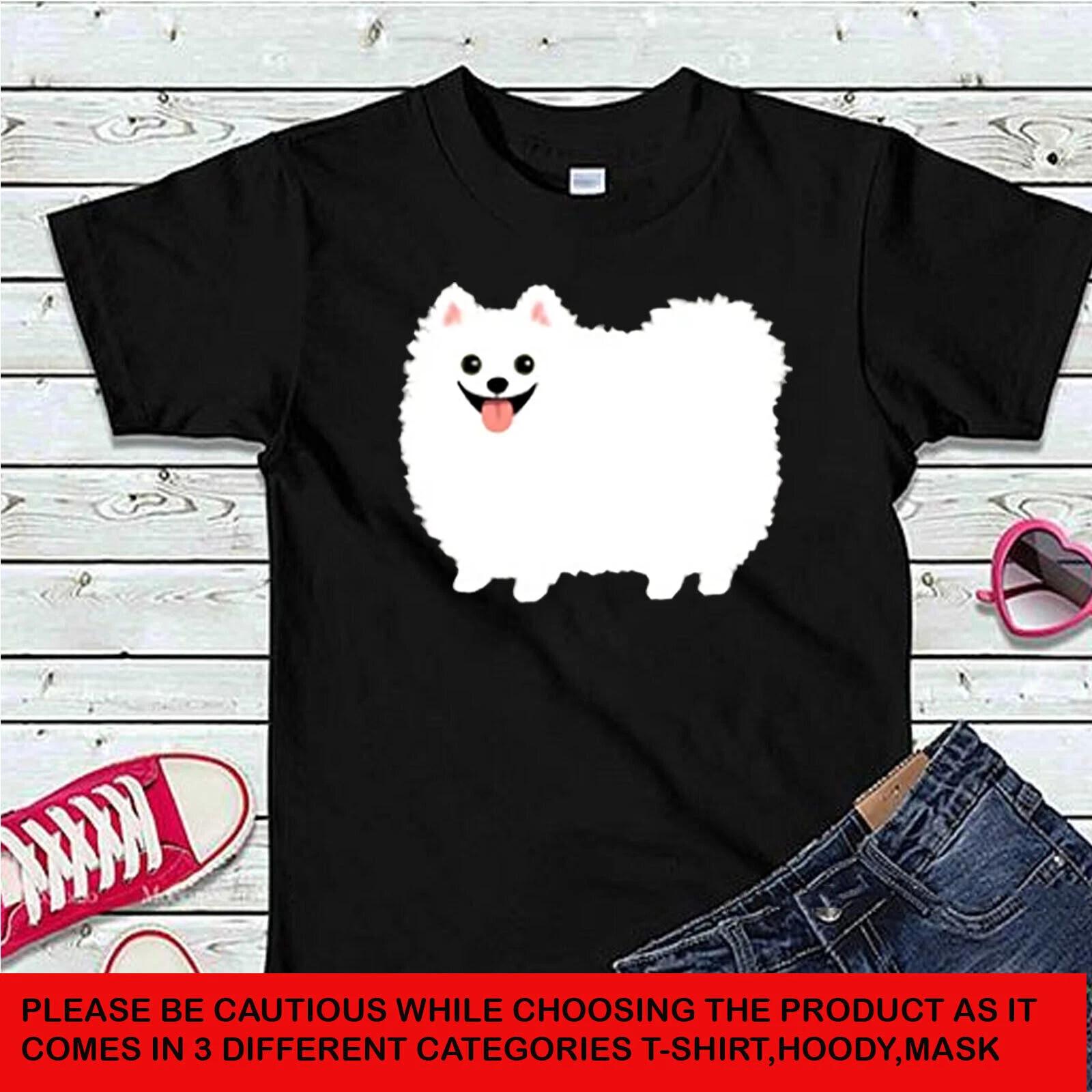 

Fluffy White Pomeranian Boys Girls Kids T-Shirt #DM #P1 #PR 100