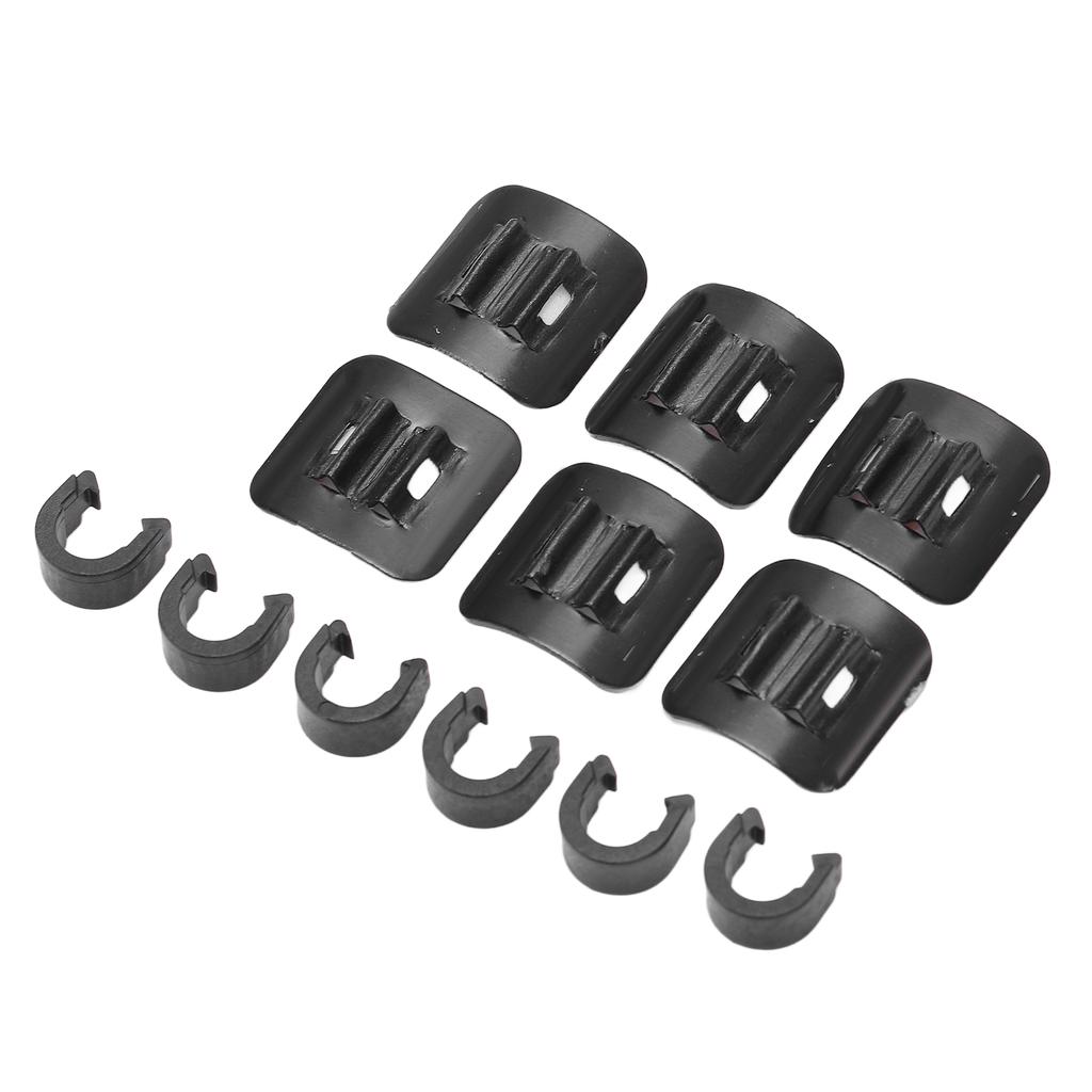 Stick On Cable Guides C Clips with Adhesive Seat for Bike Brake Derailleur Shift Cables