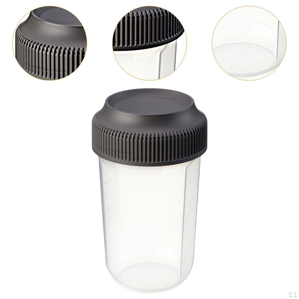 Protein Shaker Bottle Mixing for Mixes Gym Cup with Scale Leakproof Camping