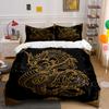 Golden Dragon with Clouds. Bedding Sets Duvet Cover Sets Duvet Covers Pillowcases(1* Duvet Cover 2* Pillowcases Without Duvet Insert)