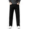 Straight-leg jeans for men, autumn and winter new style, elastic casual trend, versatile straight-leg loose jeans for men, casual