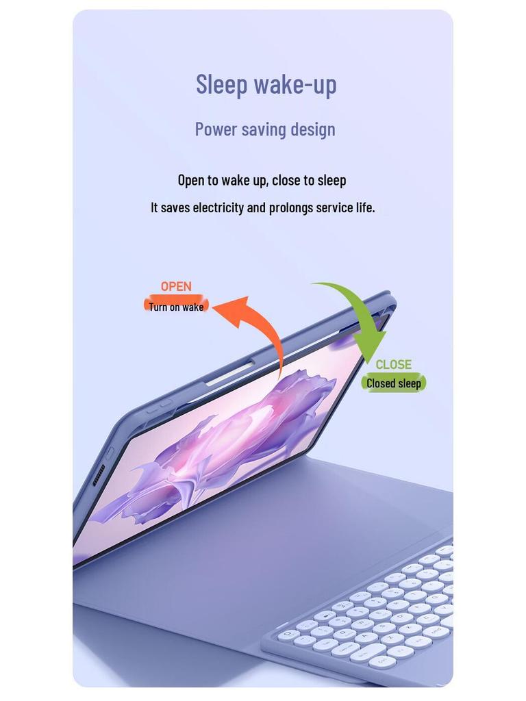 2023 Huawei MatePad 11.5 Bluetooth Keyboard Case with Pen Slot