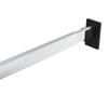 Telescopic Clothes Rods 2 Pcs Silver 58 100 Cm