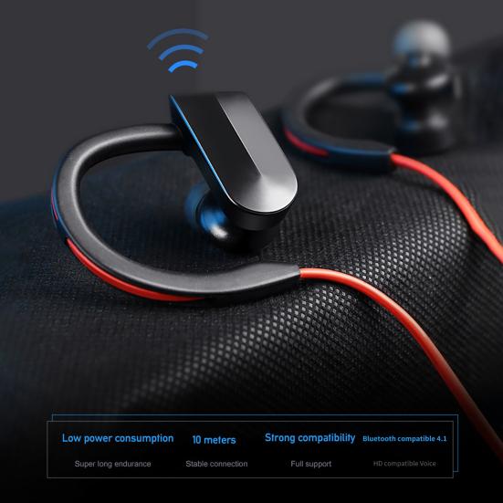 K98 Neckband Earphone Sensitive Stable Transmission ABS Bluetooth-compatible4.1 Waterproof Earbud for Music