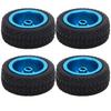 4PCS RC Car Model Upgrade Accessories Fit for WLtoys 1 28 K989 53 RC Aluminum Tires