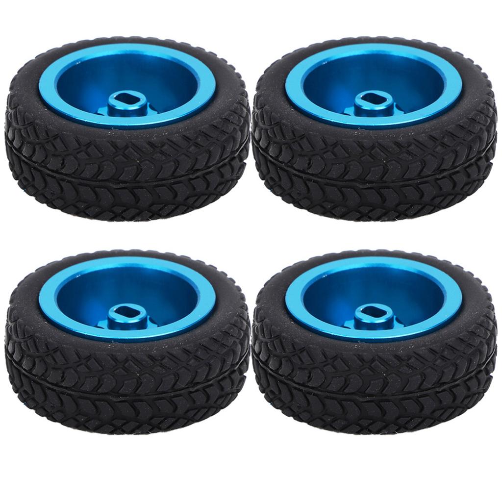 4PCS RC Car Model Upgrade Accessories Fit for WLtoys 1 28 K989 53 RC Aluminum Tires