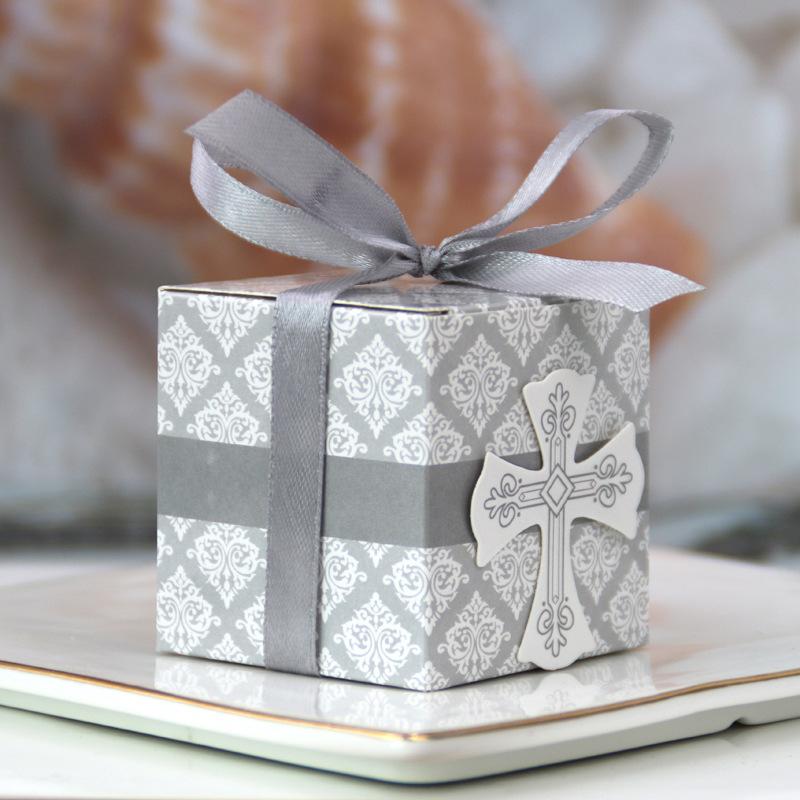 

50 шт. коробка конфет креативная крестовая коробка конфет европейская свадебная коробка конфет style1