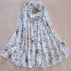 Clef Printed Women Neck Scarf Sheet Muffler Music Note Printed Scarf Chiffon Silk Scarf Shawl