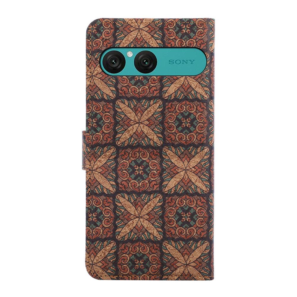 For Sony Xperia 10 VII Leather Wallet Case Bohemian-style TPU PU Phone Cover with Stand