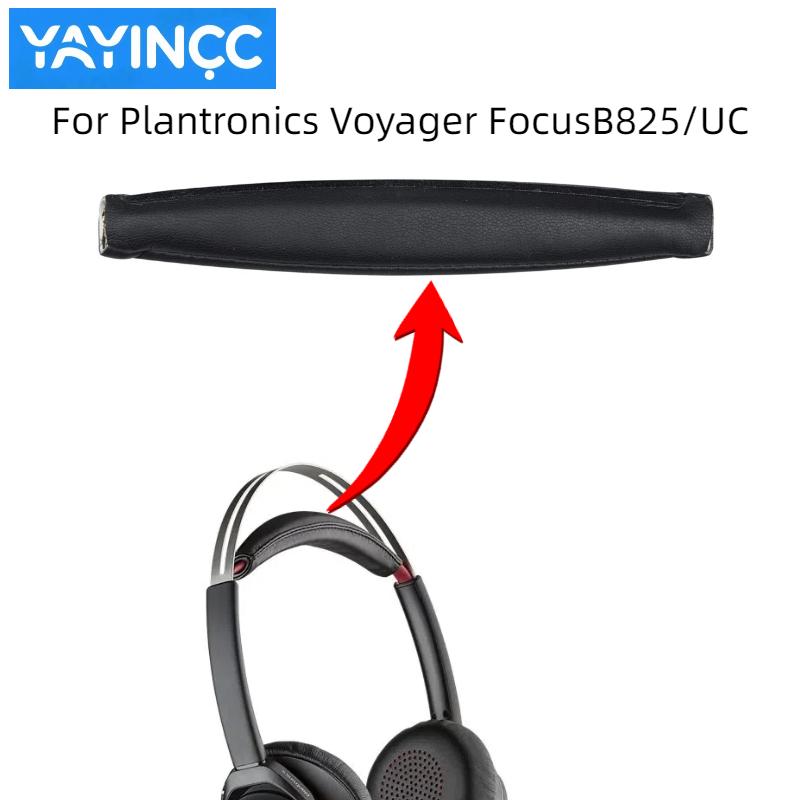 

Replacement Velcro Head Beam Pad/Bow Pad For Plantronics B825UC Headphone easy to install and adhere to the original machine чёрный