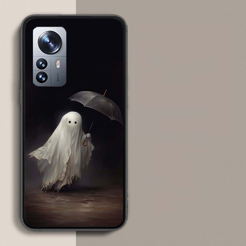 Cute Halloween Ghost Phone Case For Redmi Note 15 Pro 5G 14 13 12 Pro Plus 11 11T 11E 11S 10 Pro 10S 9 9S Cover Cell Clear with