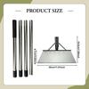 Flat Shovel Outdoor Tool Heavy Duty Multipurpose for Lawn Edging Weeding Sod 21cm