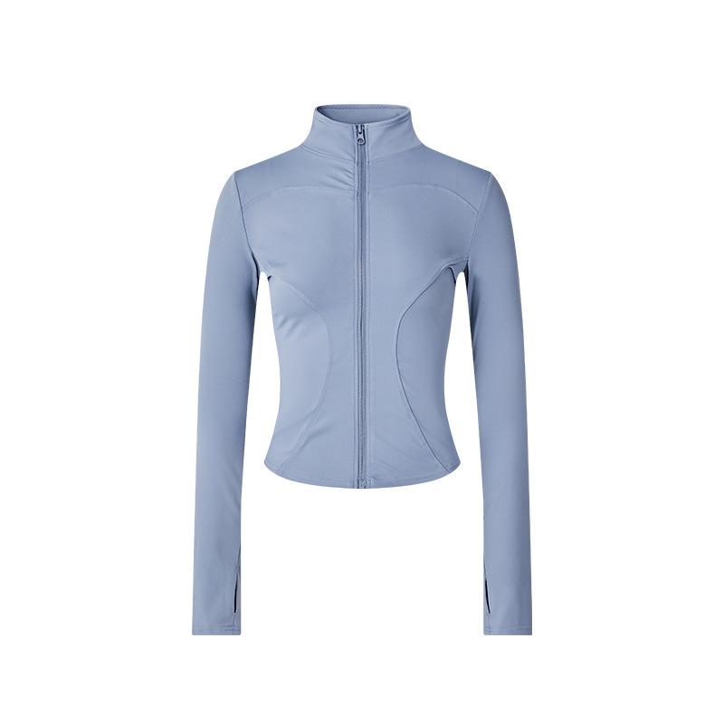 2 Spring Pilates Quick-drying Clothes Sports Fitness Clothing Outdoor Running Jacket Women s Lulu Yoga Clothing Set S