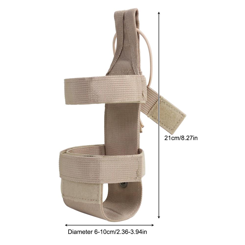 

Tactical Molle Water Bottle Holder Bag Military Water Bottle Kettle Carrier Kettle Pouch Outdoor Hiking Fishing Camping Supplies Practical Use