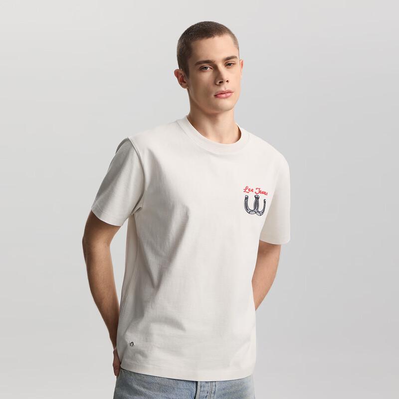 Lee Men's Year of the Horse Horseshoe Print T-Shirt