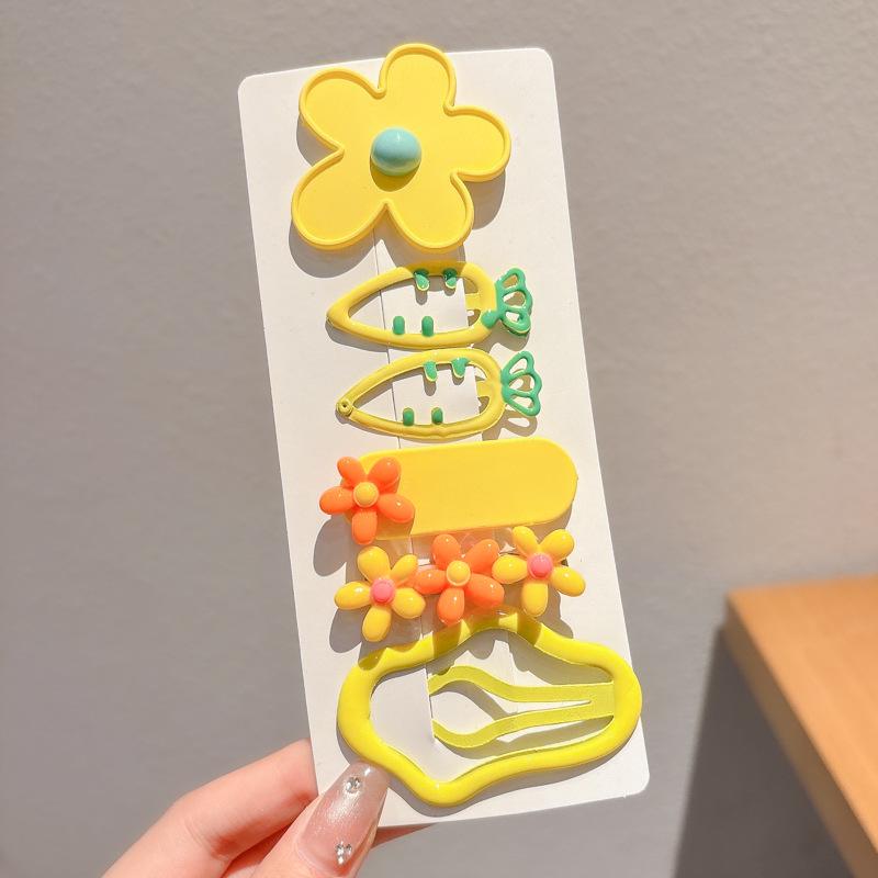 Dopamine Color Bangs Hair Clip Sideburns for Kids & Women - Duckbill Hairpin Headwear