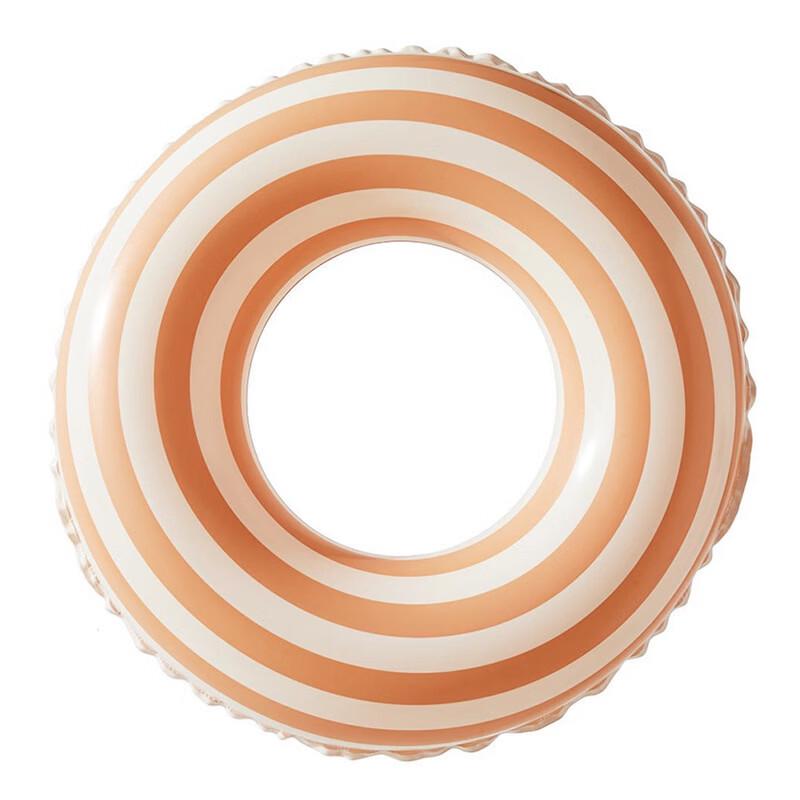 Kids Retro Stripe Inflatable Swimming Ring