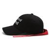 Hat Spring and Autumn New Embroidery Ribbon Baseball Cap Personalized Peaked Hat Outdoor Sun Hat Travel Hat Couple Hat