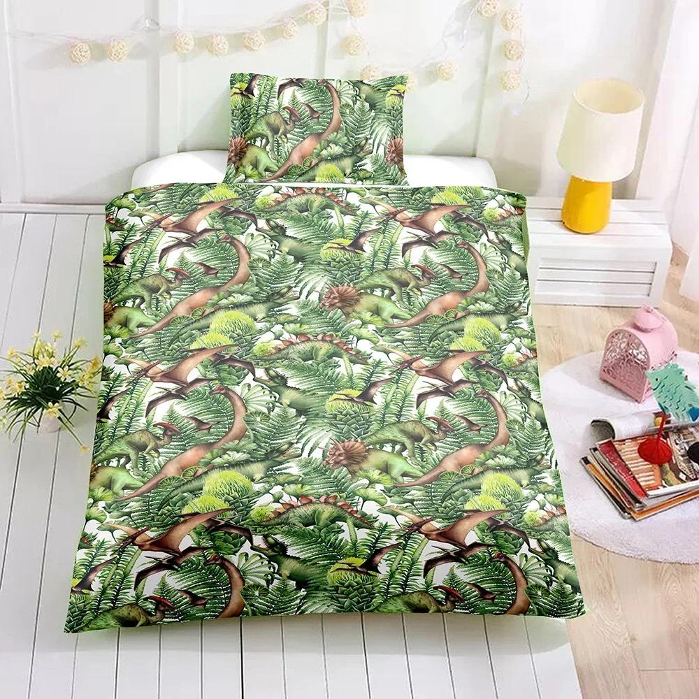 Black And White Milk Pattern Bedding Set Simple Style Soft And Comfortable Duvet Cover Set 3-Piece Children's Duvet Cover Set