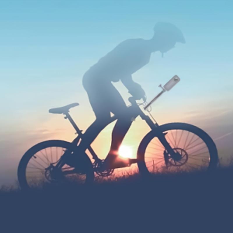 Handlebar Camera Mount Bracket and Stick For Riding Cycling Tracking for Motorcycle Bike Selfie Stick