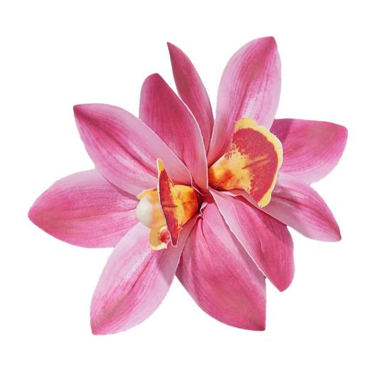 Women Hairpin Simulated Flower Shape Colorfast Hair Clip Back Head Hair Claw Daily Wear Party Hair Accessory