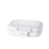 Compact 3-Grid Medicine Organizer: Portable, Multi-functional Pill Storage Box