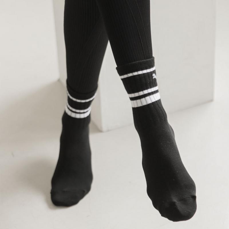 Puma Longmok Crew Border Socks 3+3 Pairs