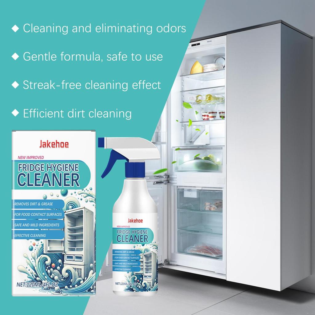 Jakehoe Refrigerator Cleaner Deeply cleans refrigerator stains and stubborn dirt, neutralizes odors, household cleaning spray