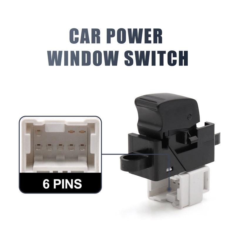 X Autohaux Auto Electric Power Window Master Switch 254110V000 for Nissan Sunny 1998-2001 Passenger Side Console Car Accessories