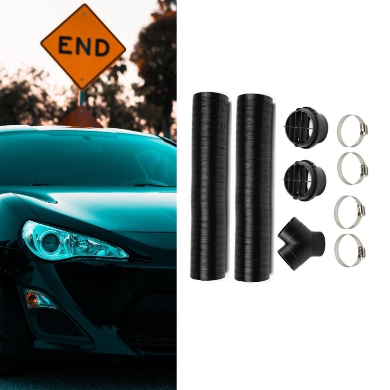 75mm Air Vent Ducting Y-shaped Elbow Pipe Outlet Exhaust Connector Joiner Kits